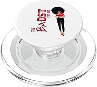 Vista 7 de Sassy Afro Lady Heels The Badst Love Elephant PopSockets Adhesive PopGrip