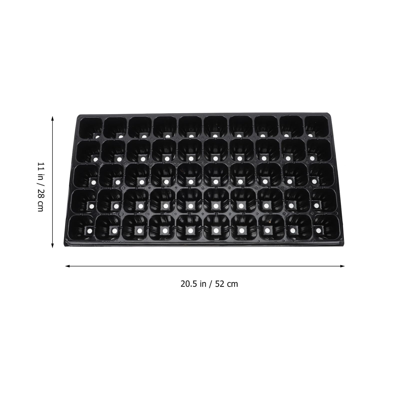 BESPORTBLE Keimschalen 10 Stück Starke Und Robuste Pflanzschalen Keimplatten Mit 50 Löchern