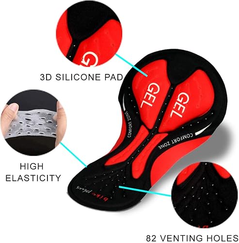 Miniatura 5 de ZEROBIKE Conjunto de pantalones de malla con relleno de gel 3D para mujer transpirable de manga larga con protección UV Negro, Type 1, Type 2, Type