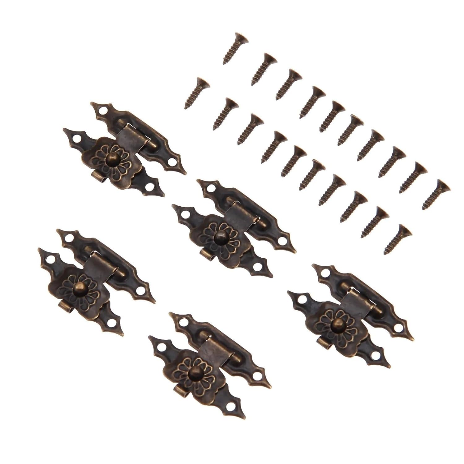 Decorative Hasp Latch for Home Finuture Buckle Clasp Lock 30 * 18mm 40Pcs