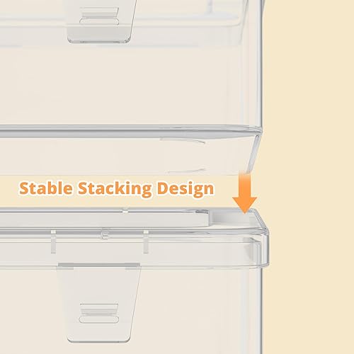 Miniatura 9 de Mathtoxyz Caja organizadora de cuentas, 62 unidades pequeñas para organizar cuentas y cajas de plástico de almacenamiento, cajas de almacenamiento