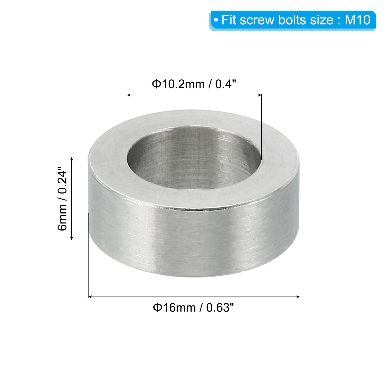Unifizz M10 Stainless Steel Spacers - Image 2
