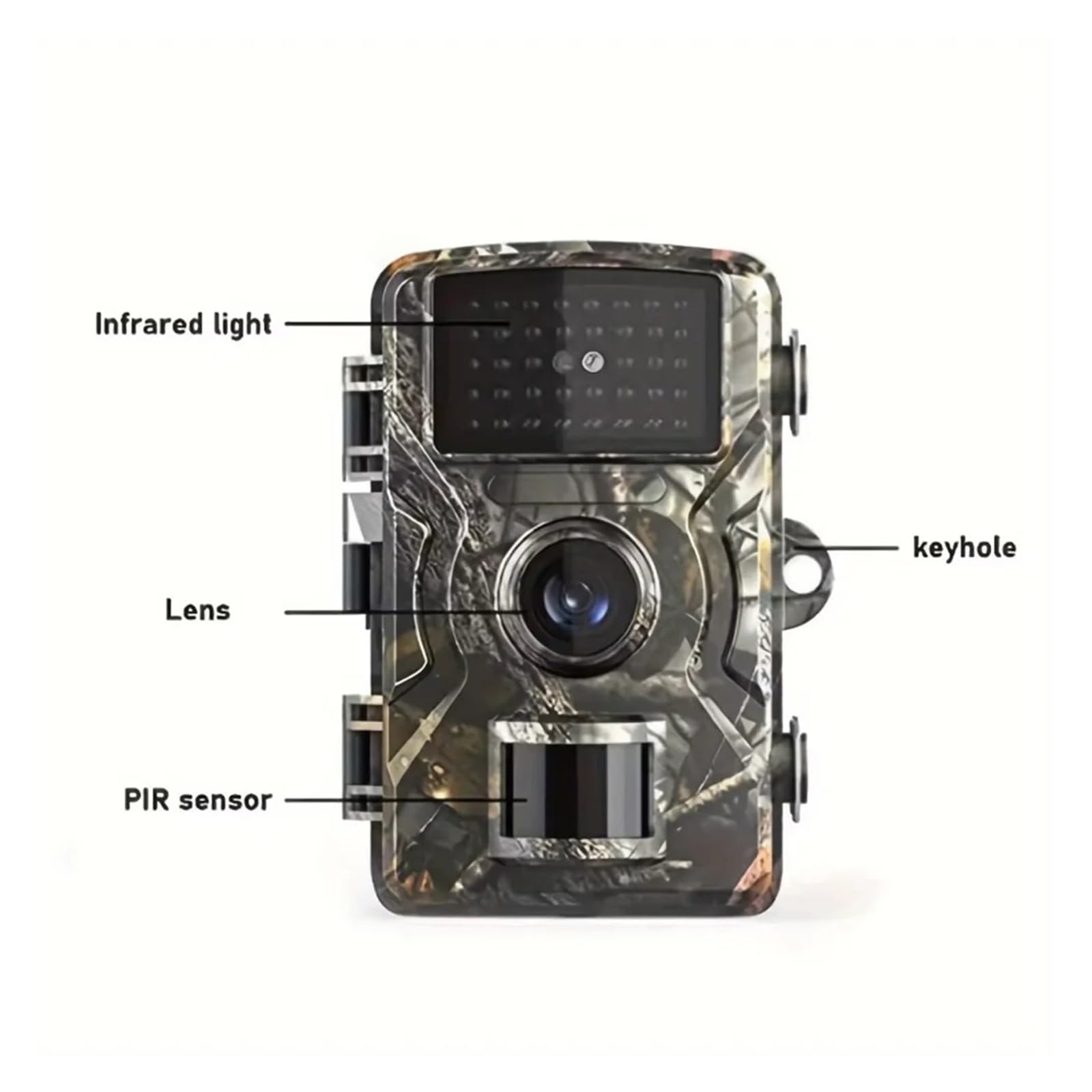 Kamera Obserwacji Dzikiej Przyrody Kamera Myśliwska Dziki Noktowizor Na Podczerwień Outdoor Motion Trail Game Cam Aktywowana Śledząca Fotopułapka Wild Surveillance Niezawodny Dokładny Monitoring