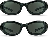 Vista 1 de Bikershades Gafas de sol acolchadas de espuma para motocicleta, para mujeres, niñas y niños.