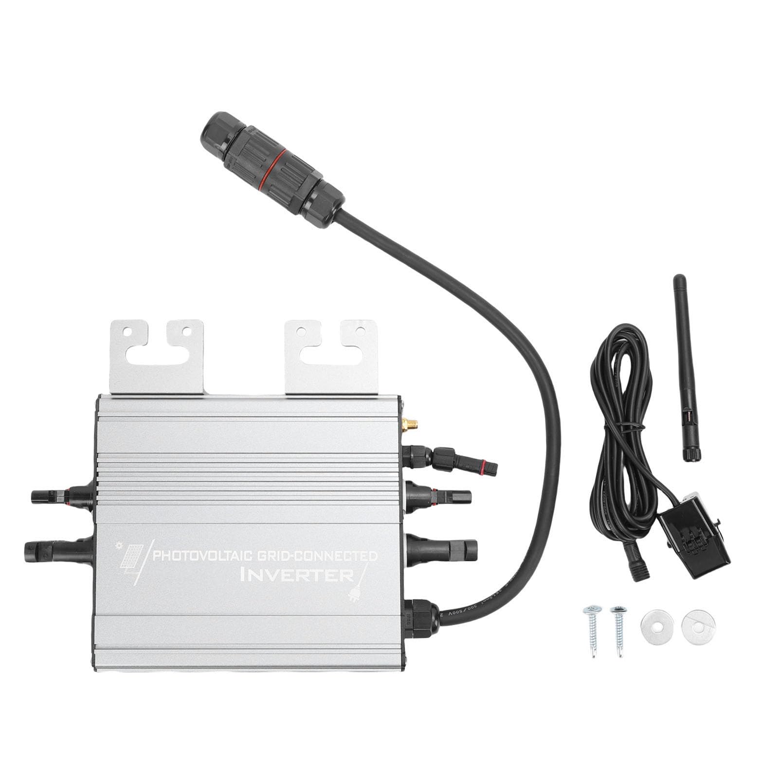 Microinversor de Conexión a Red de 800W, con WiFi, Inversor Solar con Modo de Batería Fotovoltaica de Entrada Dual IP65, para Energía Doméstica