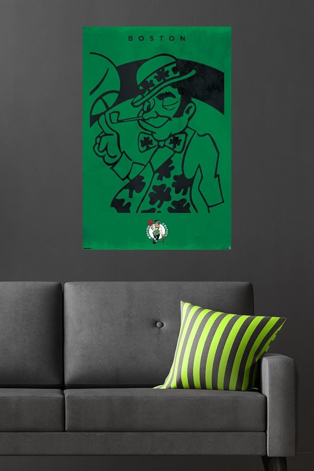 Trends International NBA Boston Celtics - Logo 25 Wall Poster, 34L x 22.4W, Unframed Version - Image 4