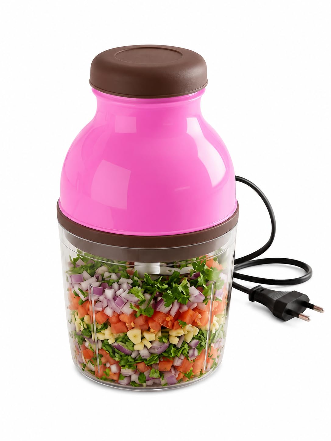 Electric Food Chopper 2L Kitchen Vegetable Cutter with Durable Stainless Steel Blades for Everyday Cooking-image-24