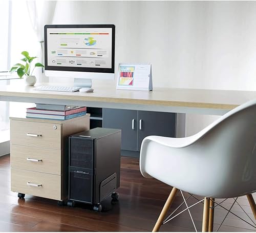 Miniatura 3 de Tripp Lite Organizador de CPU para torres de computadora Bloqueo ajustable de ancho móvil (DCPU2)