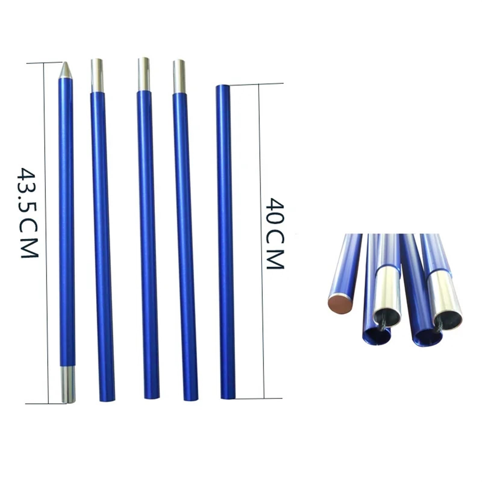 Legierung 19mm Durchmesser 2m/2,4m Outdoor Markise Baldachin Sonnenschutz Stange Pole 1 Stück