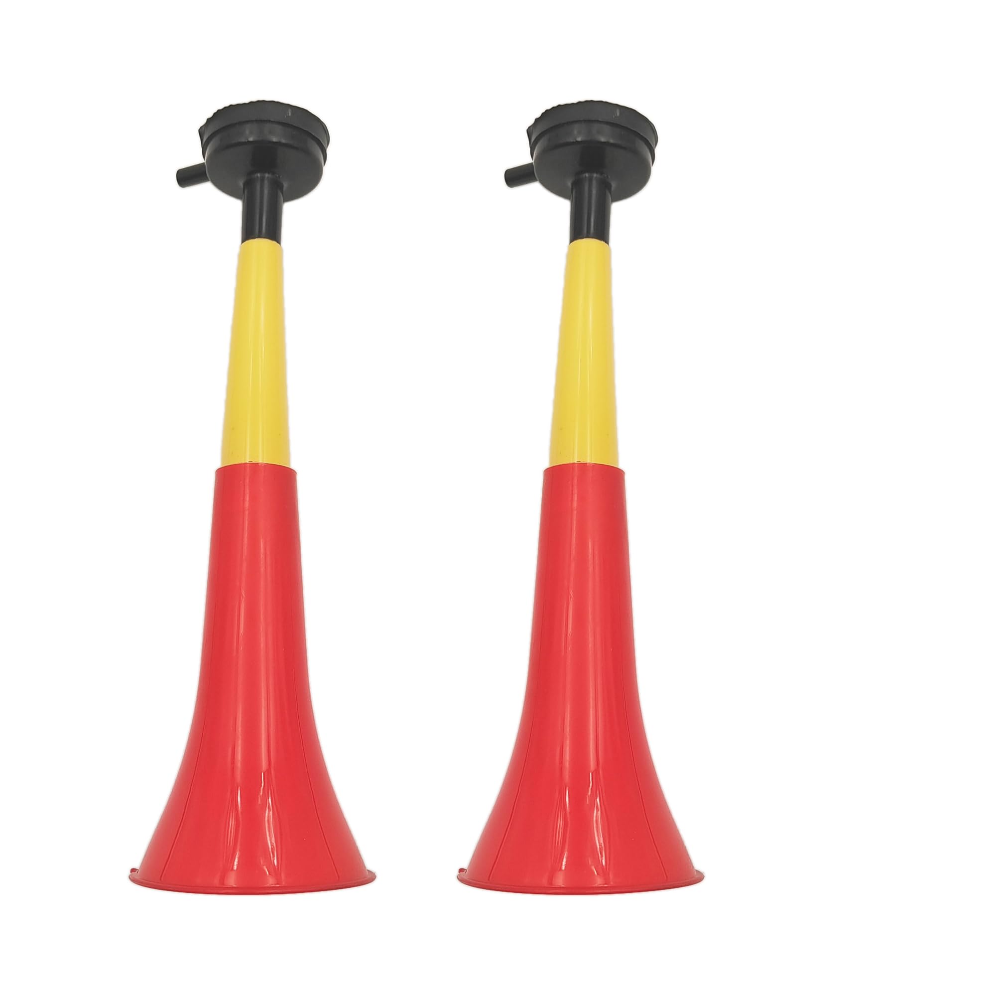 Pandiui23 Trumpets Vuvuzela Belgium Two Body Accessory for Football and Sports Celebrations Loud Air Horn for Animation Ideal for Transport (Belgium, 2 Products)