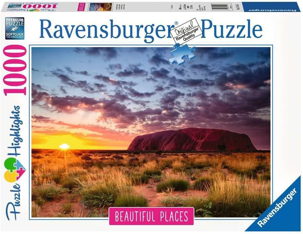 Ravensburger 15155 Ayers Rock, Australia 1000pc Jigsaw Puzzle, Multicoloured
