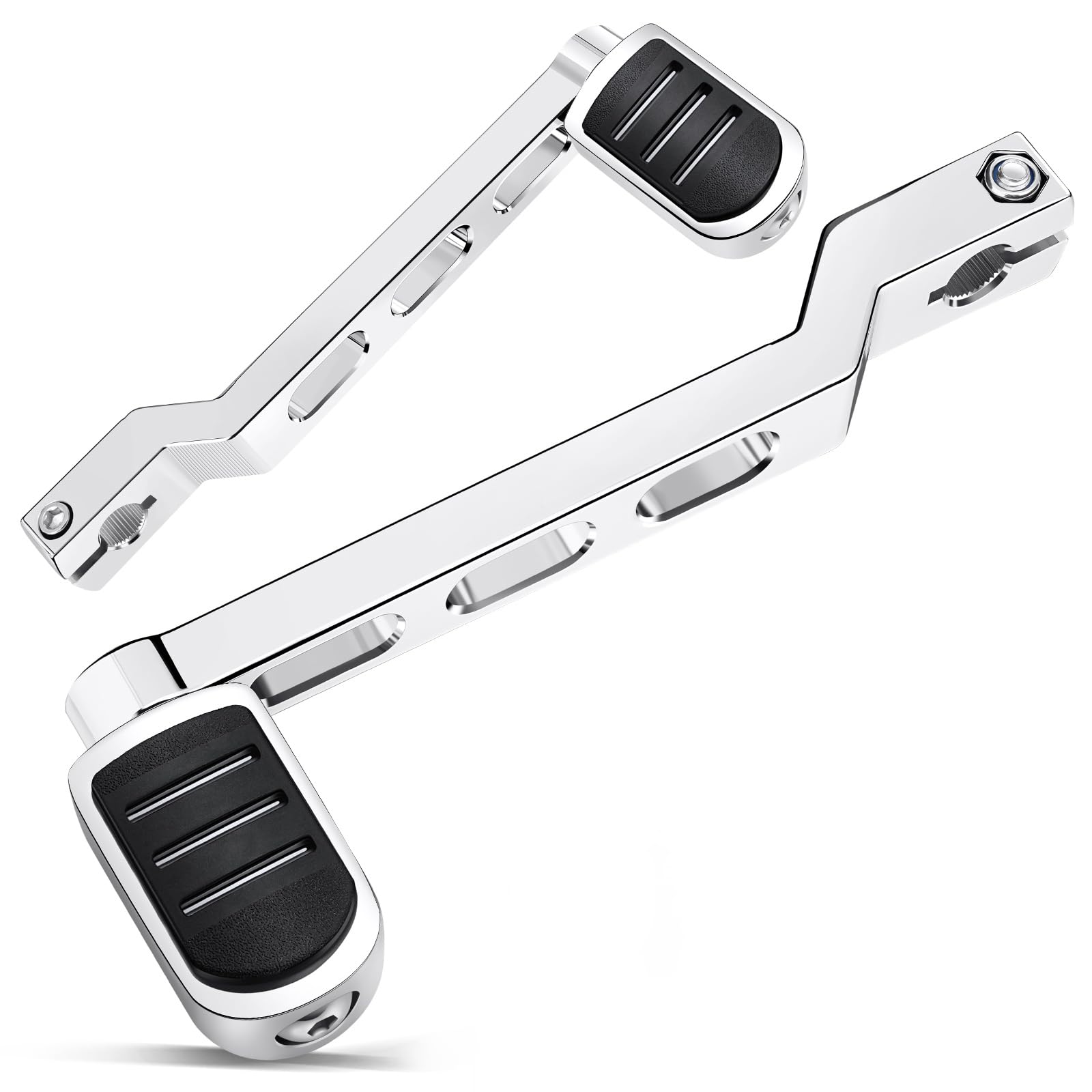 Benlari Heel Toe Shifter Lever Pegs, CNC Shift Lever Peg Fit for Harley Touring Electra Glide Street Road Glide Road King 1988-later, FL Softail 1986-