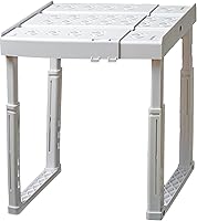 Vista 13 de Estante Organizador para Casilleros, Ancho y Altura Ajustables, Apilable, Estante Ideal para Casilleros de Escuela, Oficina, Gimnasio, o Incluso