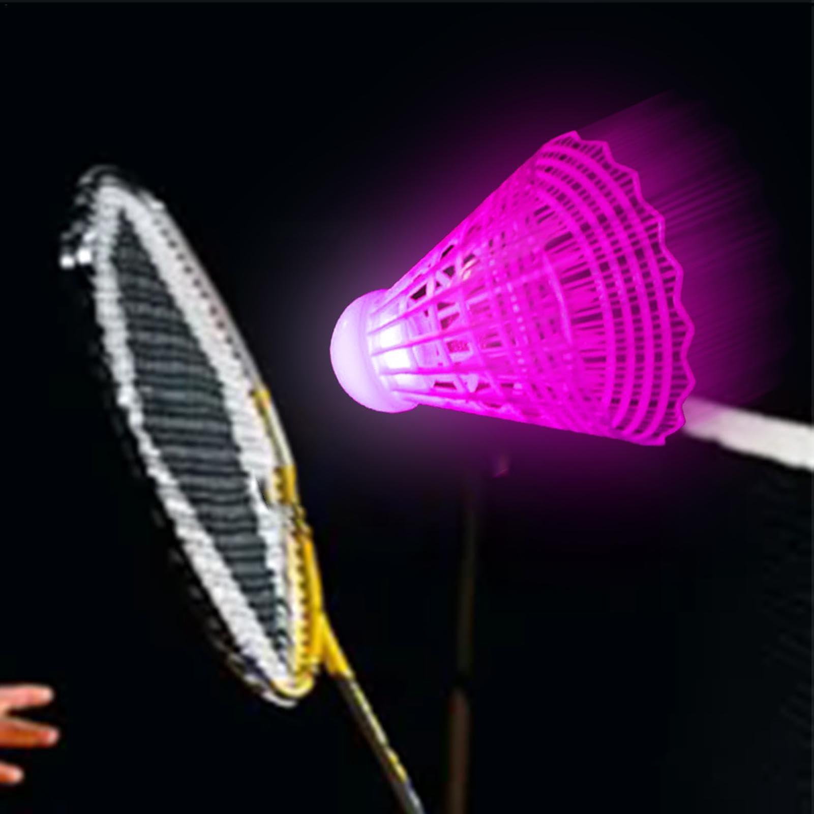 Illumina il badminton, il badminton a LED | Volani da badminton con illuminazione a LED - Badminton colorato 3X nylon ad alta elasticità per giochi da giardino, giocattoli sportivi per interni all'ape