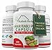 Organic Haritaki Capsules- Kailash Herbals-100 Capsules- 650 mg Each-Terminalia chebula - Detoxification & Rejuvenation for Vata*