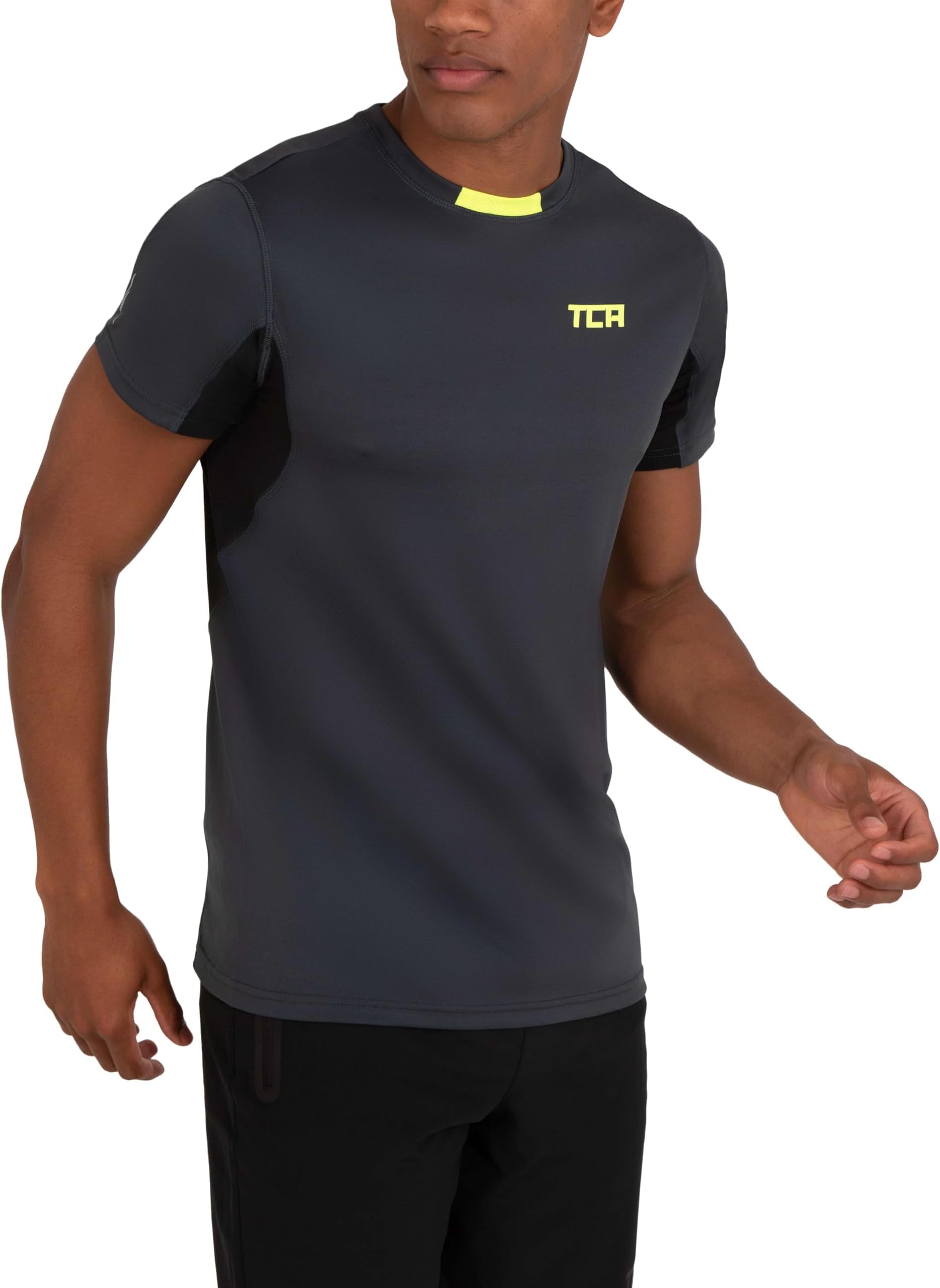 TCA Atomic Quickdry Short Sleeve T-Shirt for Men Sport Running & Fitness