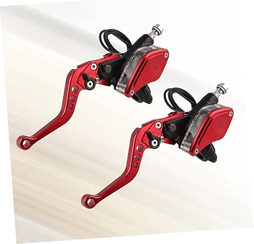 Miniatura 8 de ERINGOGO 2 pares de accesorios de motocicleta freno delantero embrague freno embrague cilindro maestro palanca manillar delantero motocicleta