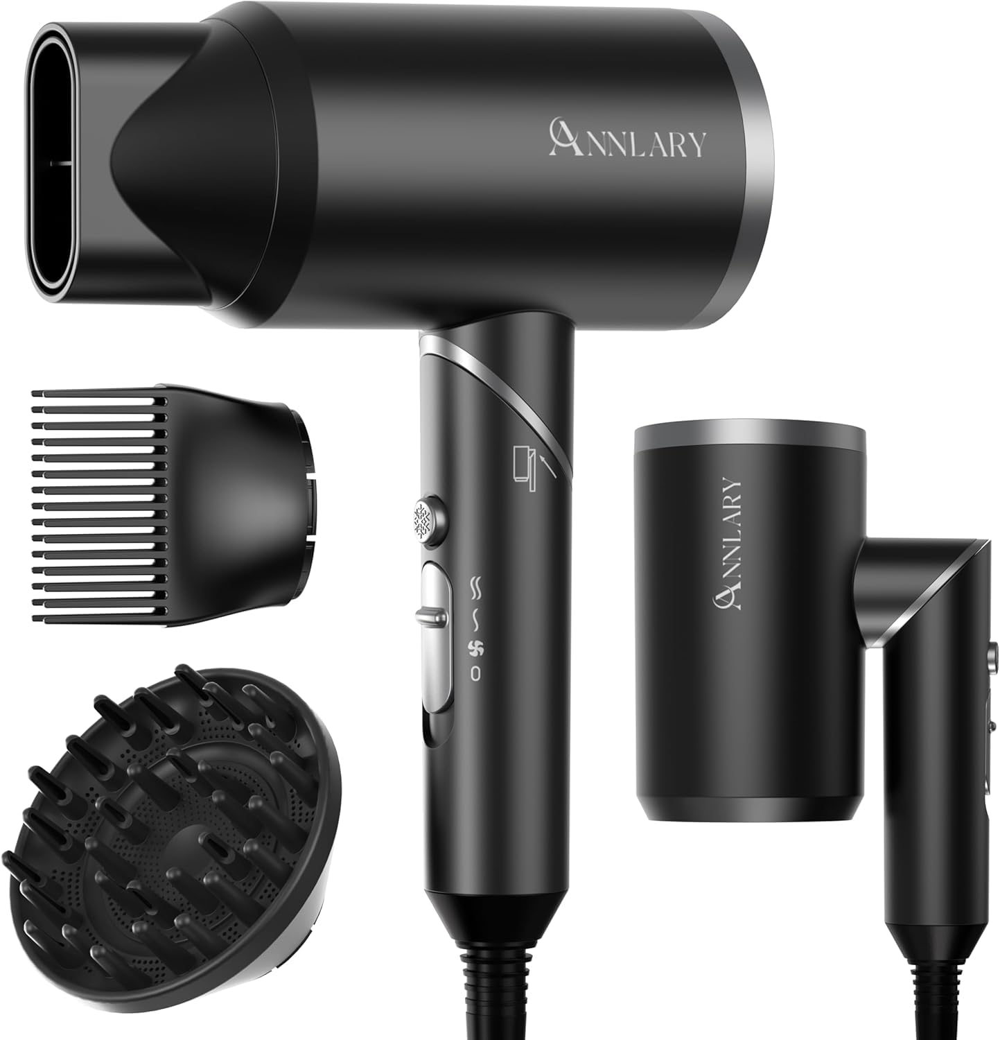ANNLARY Hair Dryer with Comb |