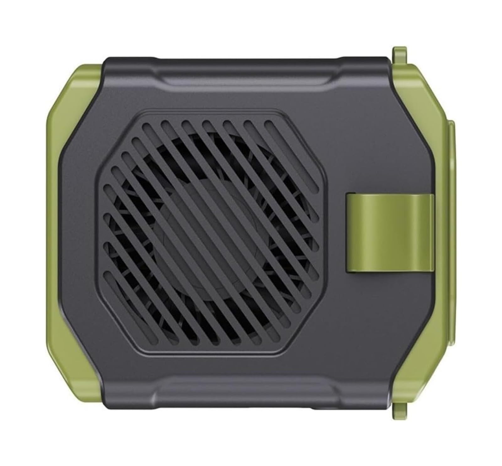 Ventilador pequeño para el cinturón con clip y flujo de aire regulable