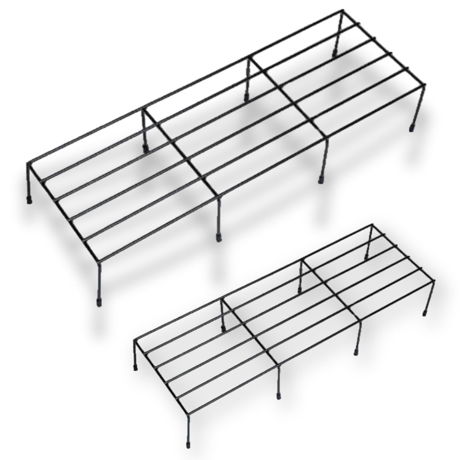 Neonnest® Anti Rust Metal Plant Stand for Balcony (Set of 2 Black) | Planter Stand for Living Room - 24 inches | Pot Stand for Outdoor & Indoor Plants (B0DBDGFPDC) Amazon Price History, Amazon Price Tracker