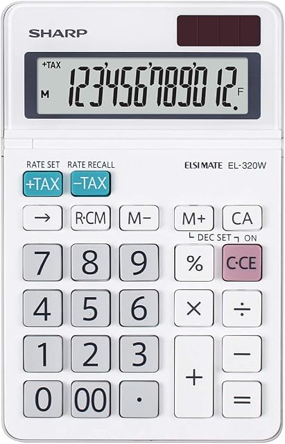 Sharp SH-EL320W Desktop Calculator