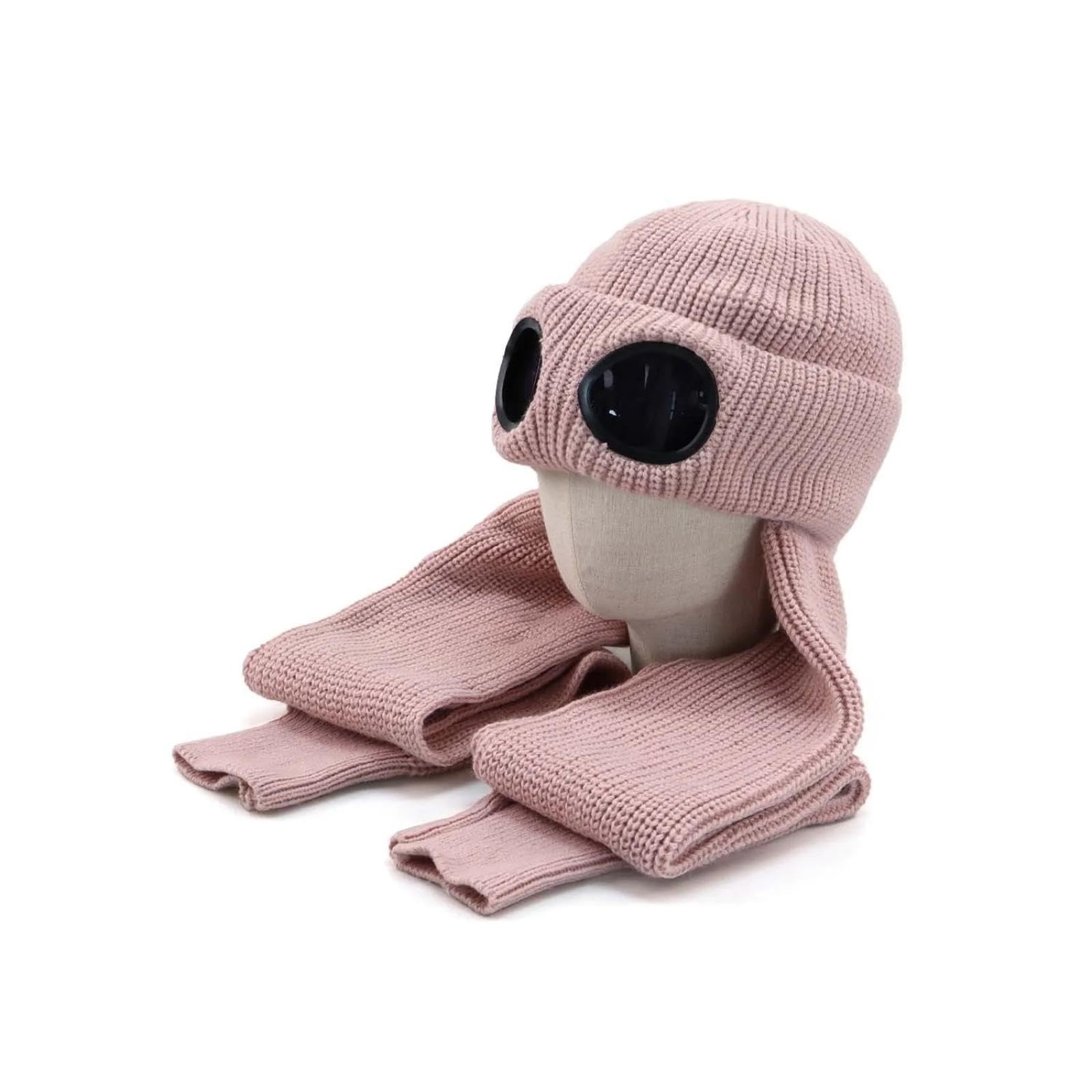 Czapki Czapki Skullies Czapki Czapka Zimowa Moda Wiatroszczelna Ciepła Okulary Przeciwsłoneczne Dzianinowa Czapka Szalik Rękawiczki Jumpie Czapka Pogrubiona Bomberka Bawełniana Czapka Samochodowa
