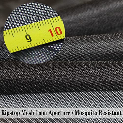 Car Tailgate Shade Car Sun Shade Mesh Screen Door Car Tailgate Mosquito Net For Summer Vacation Outdoor Camping Road Trip Fishing (Color : A, Size : Support Rod Spacing 121-125Cm) #TOP3