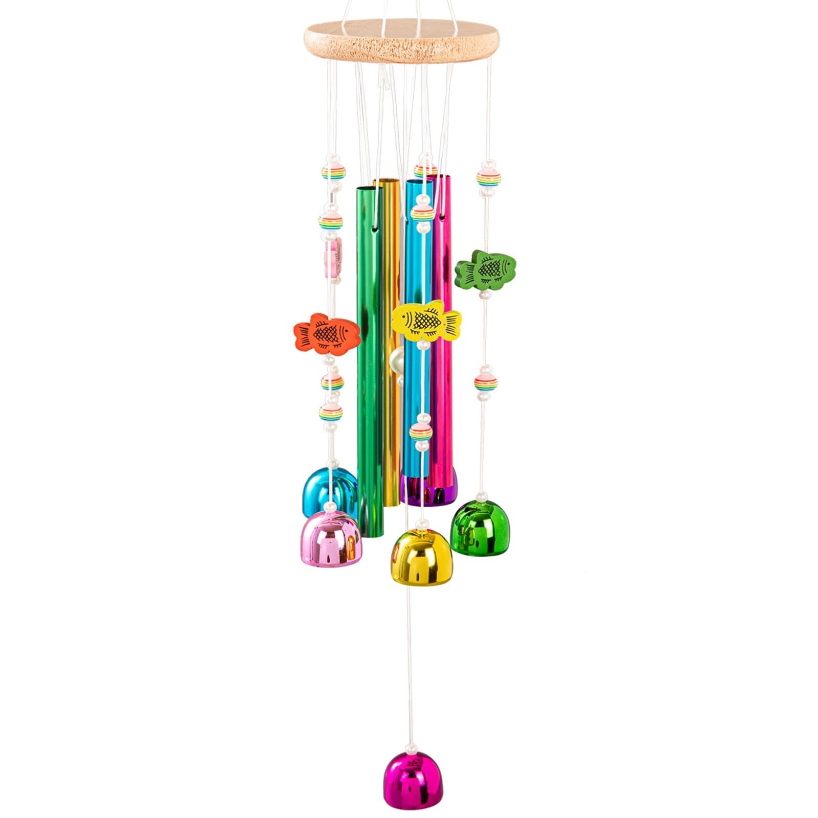 Wind Chime Colorful Wind Chimes For Outside WindChime Ornament Hanging Decoration Garden Pendant Windchime(B)