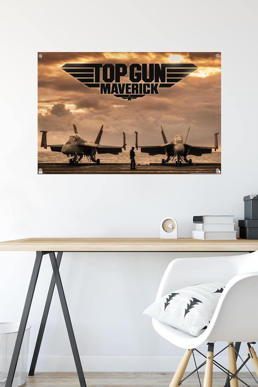 Trends International Top Gun: Maverick - Deck Wall Poster, 22.375" x 34", Premium Poster & Push Pin Bundle