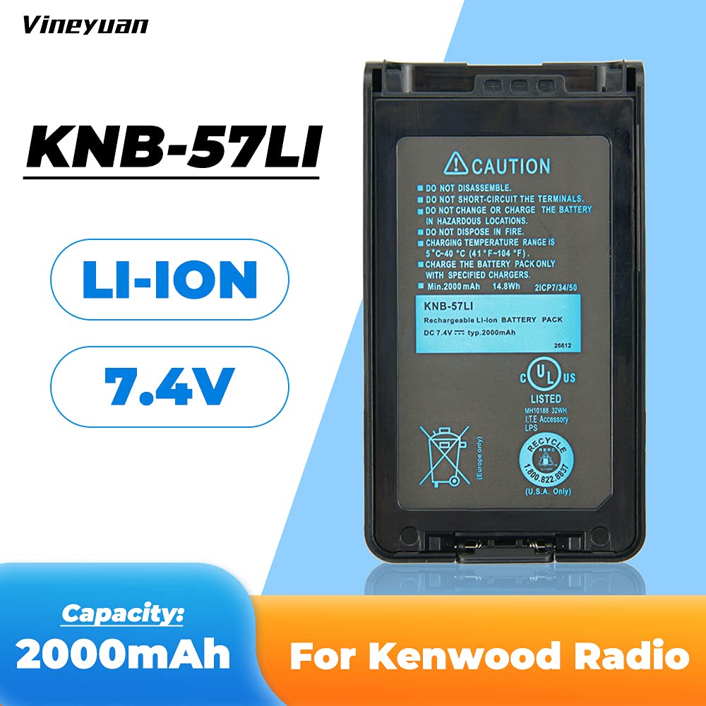 Amazon | KNB-57Lケンウッド用交換用バッテリーTK-2170TK-2140 TK-2160