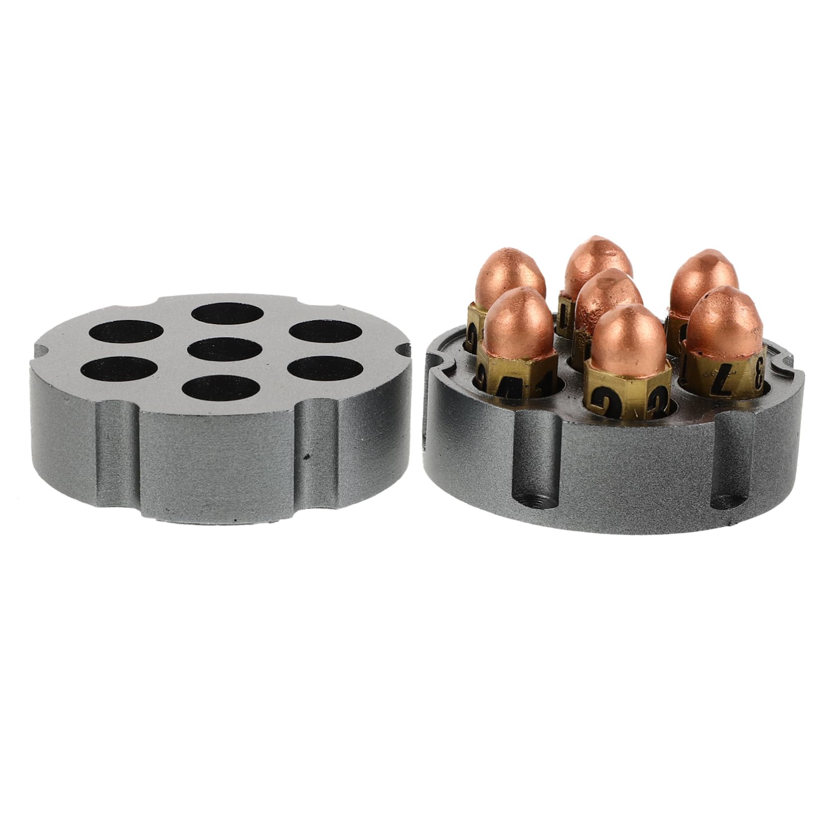 ibasenice Set di Dadi da Gioco di Ruolo in Resina con Base, 16mm, Superficie Liscia e Resistente, per Giochi da Tavolo e Casa