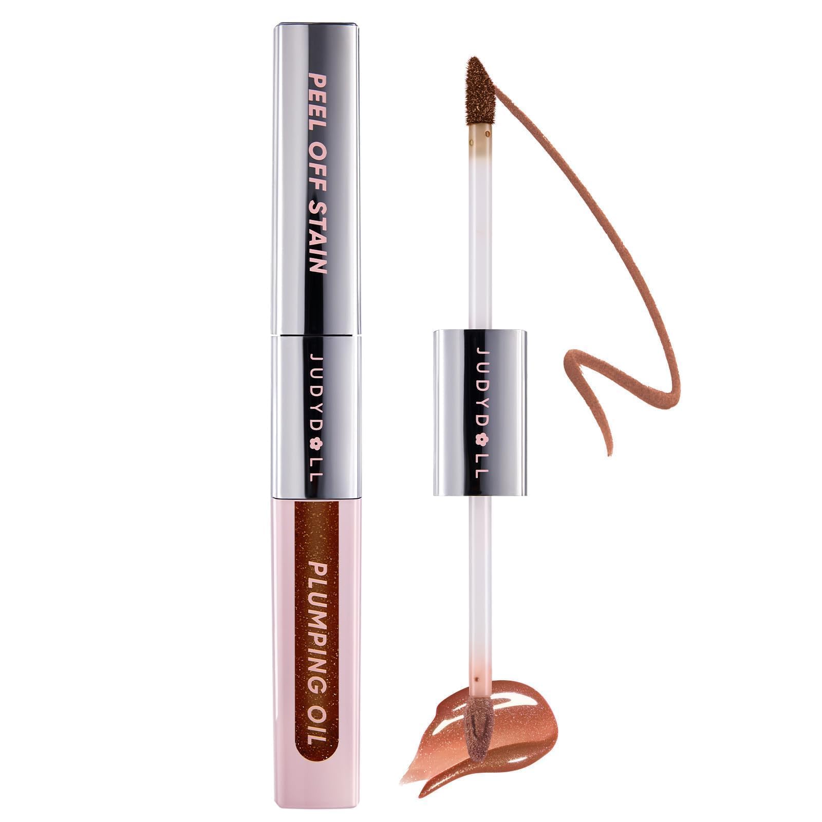 JUDYDOLL Lip Stain Peel Off, Lip Liner Stain, Matte Long Lasting Waterproof #05 Coco Bronze