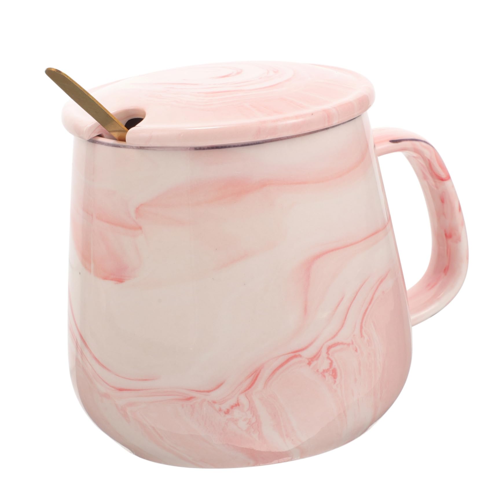 Taza de cerámica decorativa VINTORKY con retención térmica para té