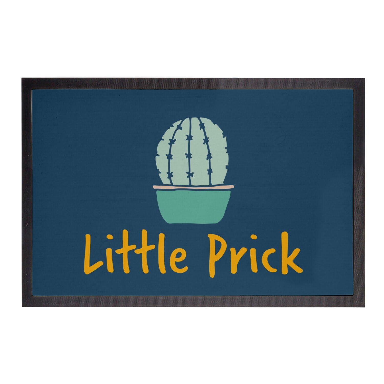 Paillasson Bleu Cactus Little Prick tapis accueillant au design végétal mignon