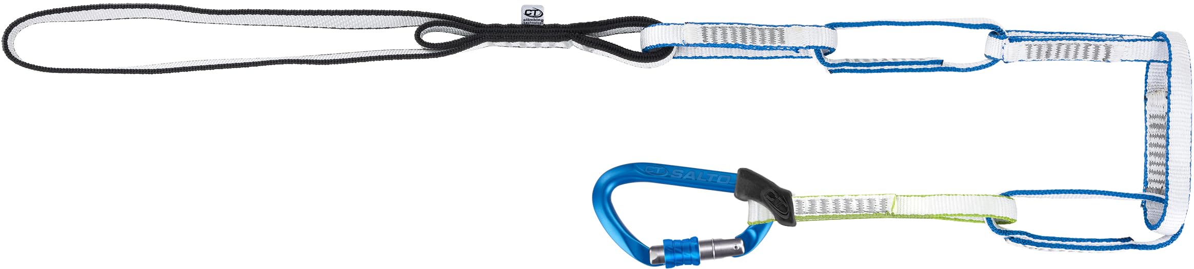 Polyamide 16mm Climbing Technology Ypsilon Lanyard - Sangle Asymétrique Alpinisme - Bleu Taille Unique Positionnement Corde