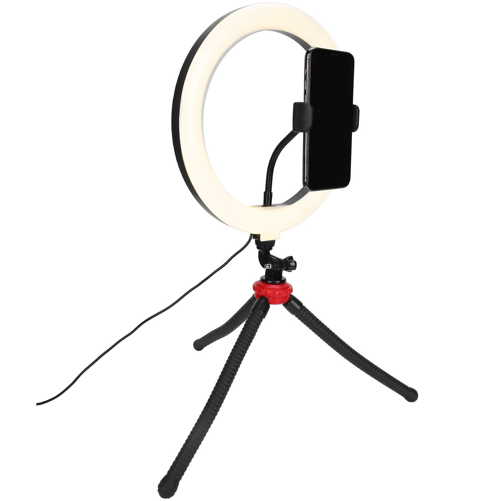 LED Fill Light Conference Lighting Kit 10 Inch Octopus Fill Light Set for Streaming, Makeup, Selfie Photography
