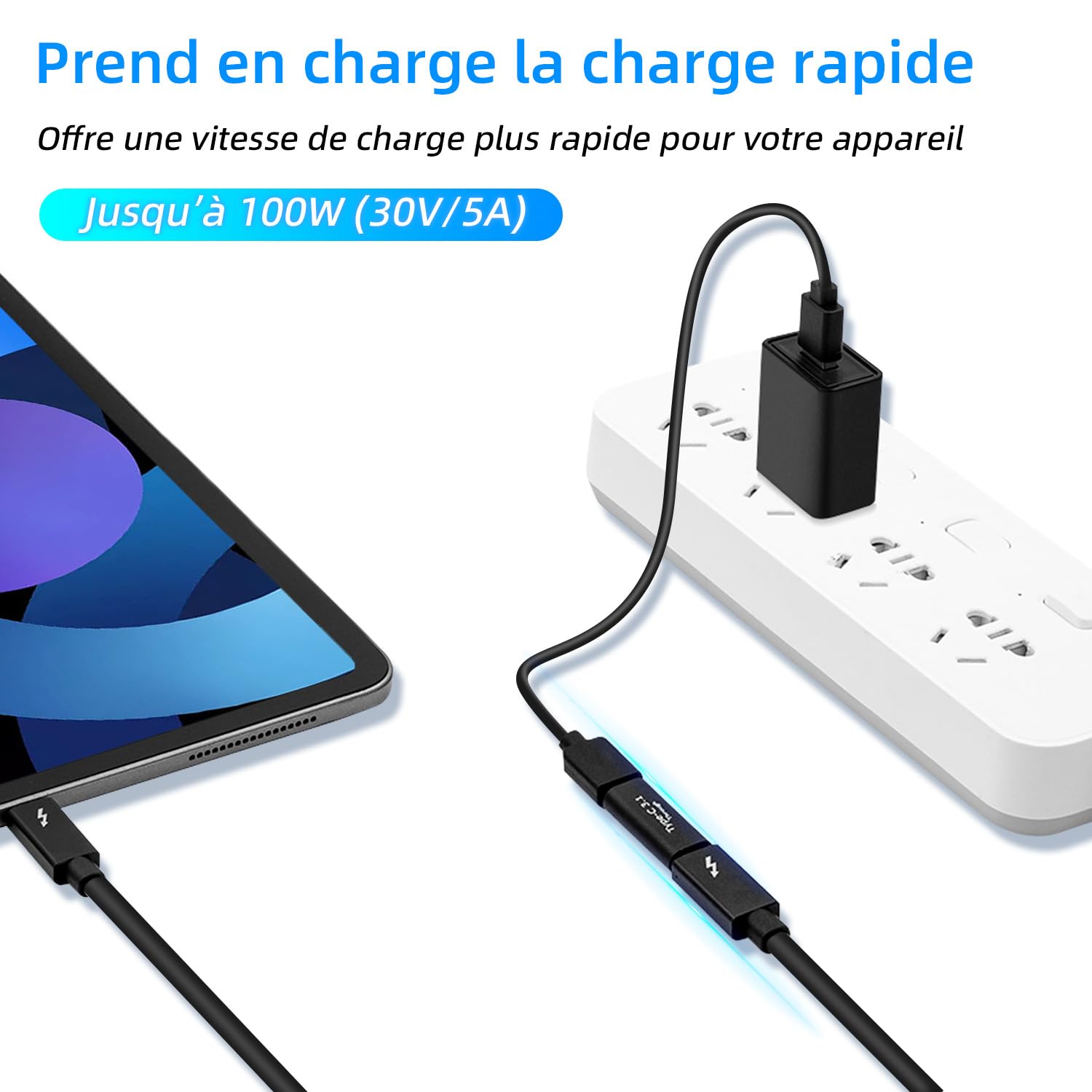 Adaptateur USB C femelle vers femelle 2Pcs USB 3.1 10Gbps 4K Charge Rapide Transfert Données
