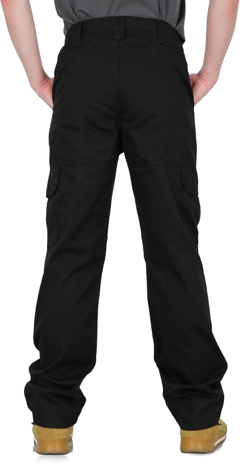 Titicaca Men's FR Cargo Pants Flame Resistant Pants Lightweight 7.5oz 100% Cotton Fire Retardant Elastic Waist Pants - Image 6