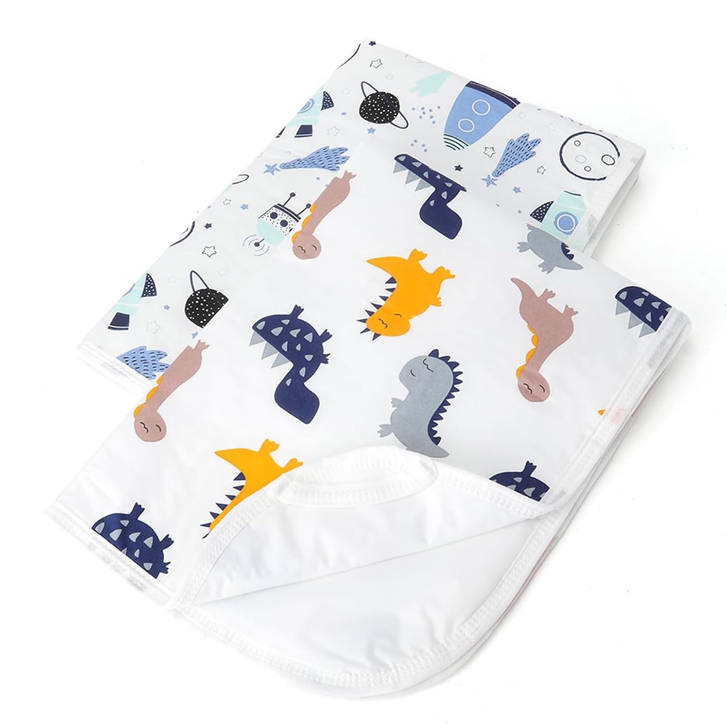 Gansdnek 2 Pcak Baby Changing Mat - Babys Travel Folding Changing Mats, Large Waterproof Washable Babies Diaper Changing Mattress, 50x70 cm for Travel Home Outside