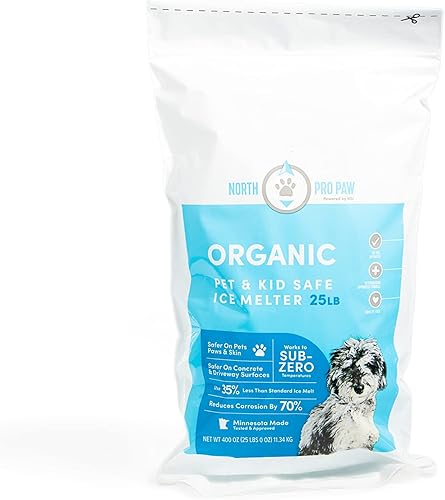 Northern Salt North Pro Paw Sub Zero Deicer - Bolsa derretida de hielo resellable de 25 libras, apta para mascotas, descongelante seguro para niños,