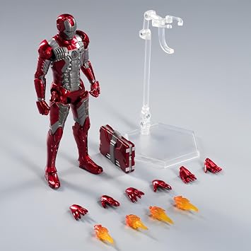 ZD Toys 1/10 Scale Iron Man Mark V MK5 Suitcase Armor Collector Action Figure