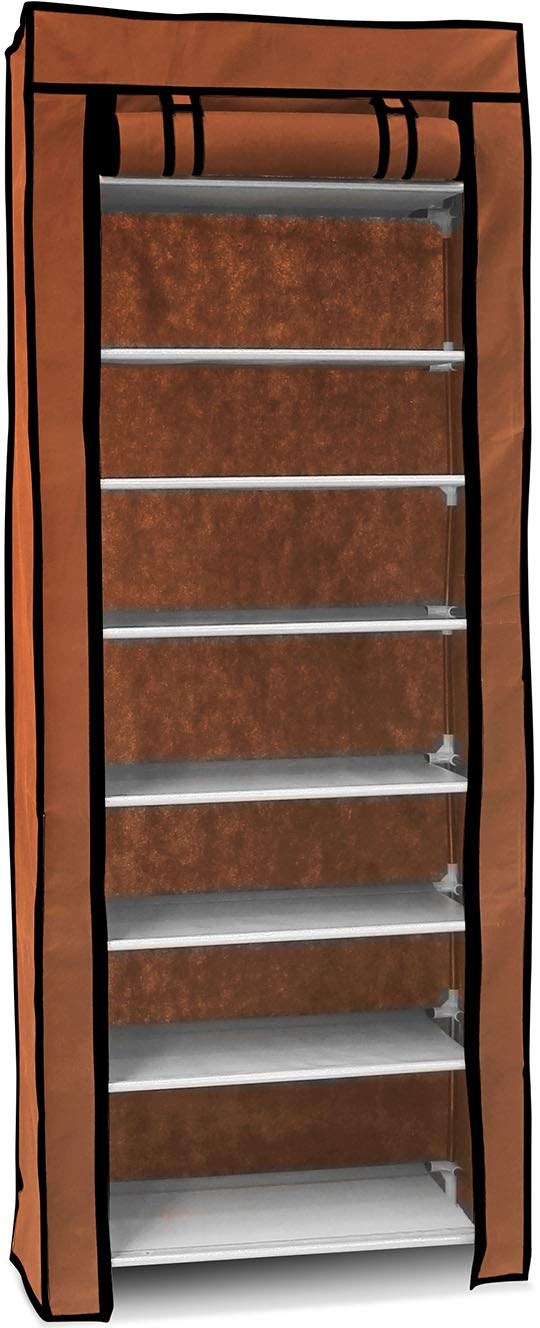 iMounTEK 10-Tier Shoe Cabinet Rack. Holds 27 Pair Of Shoes & Dustproof