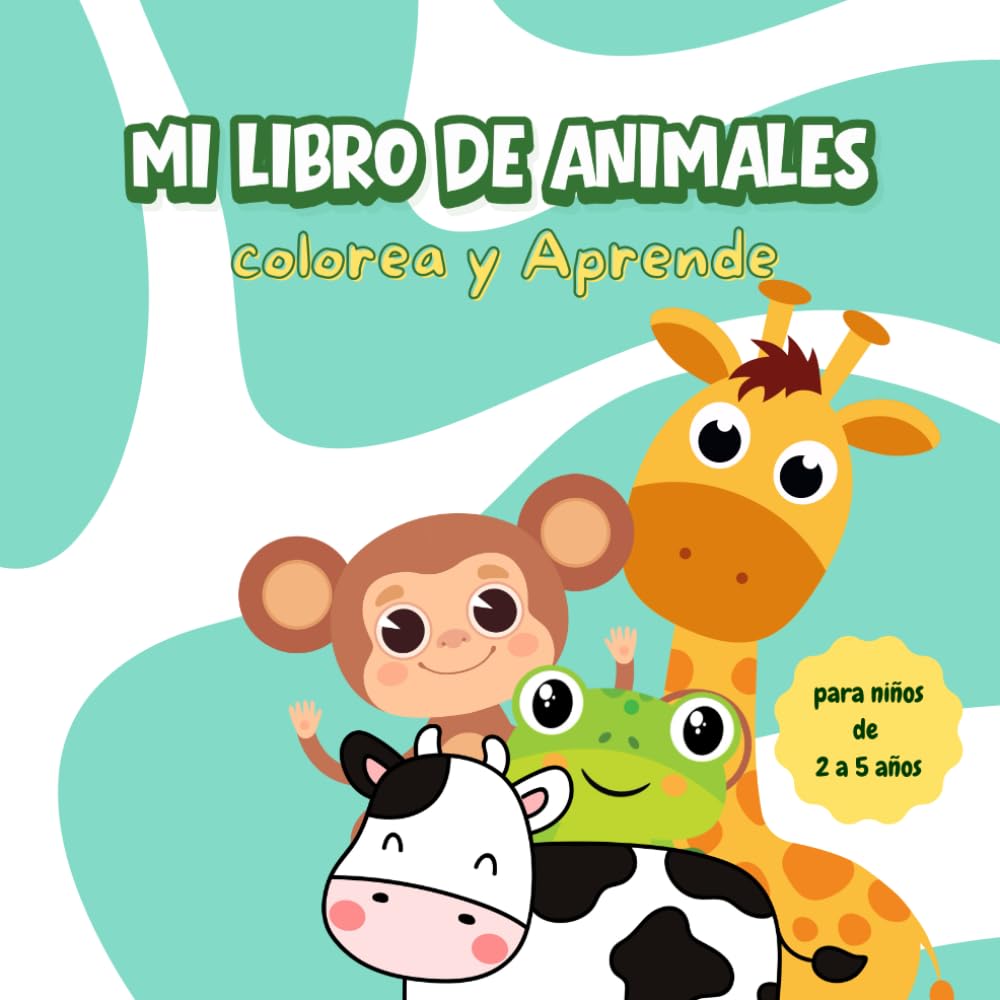 Mi Libro de Animales: Colorea y Aprende