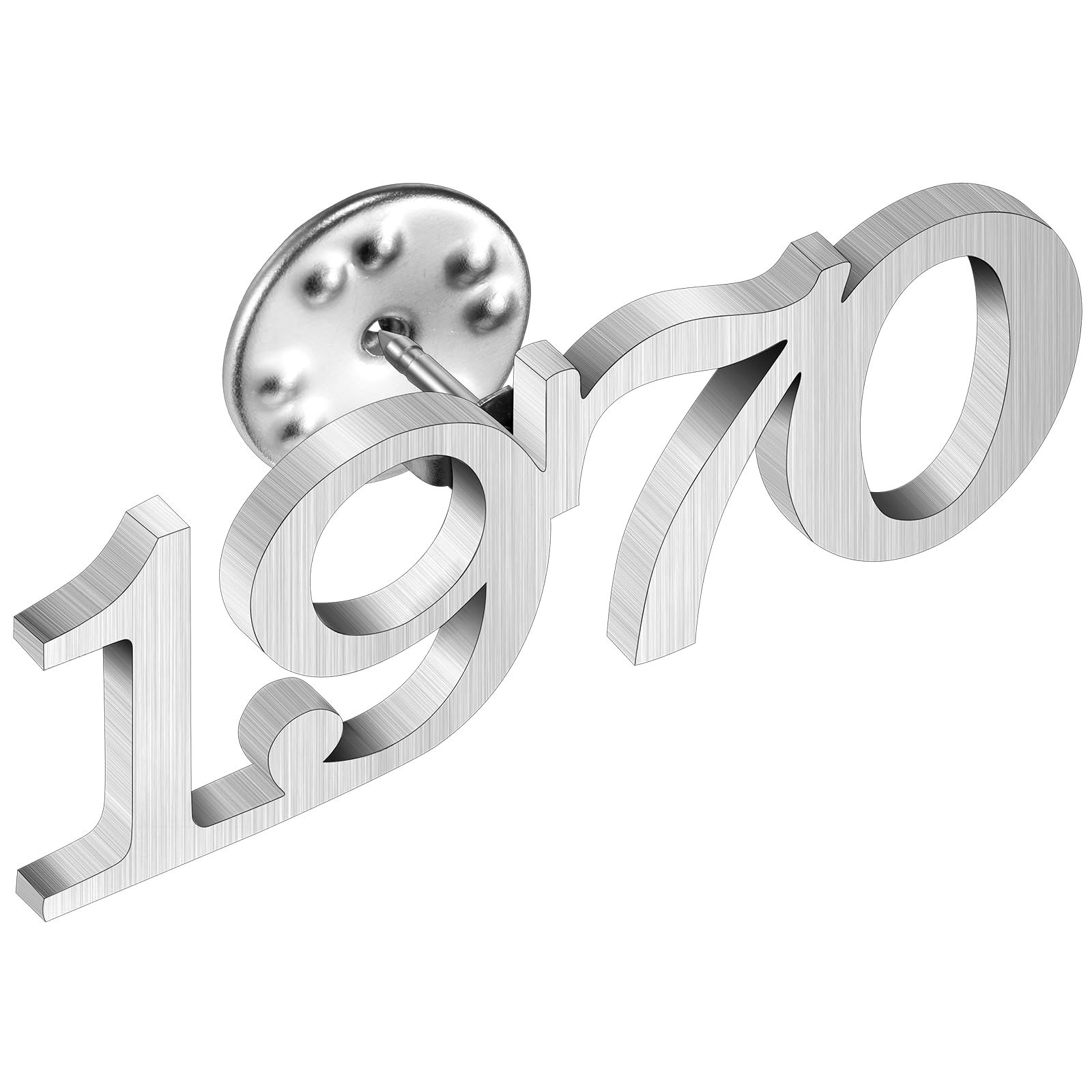 AMITER Birth Year Lapel Pin, 1970-2025 Enamel Brooch Pins Tie Tacks for Men &amp; Women Birthday, Graduation, Anniversary