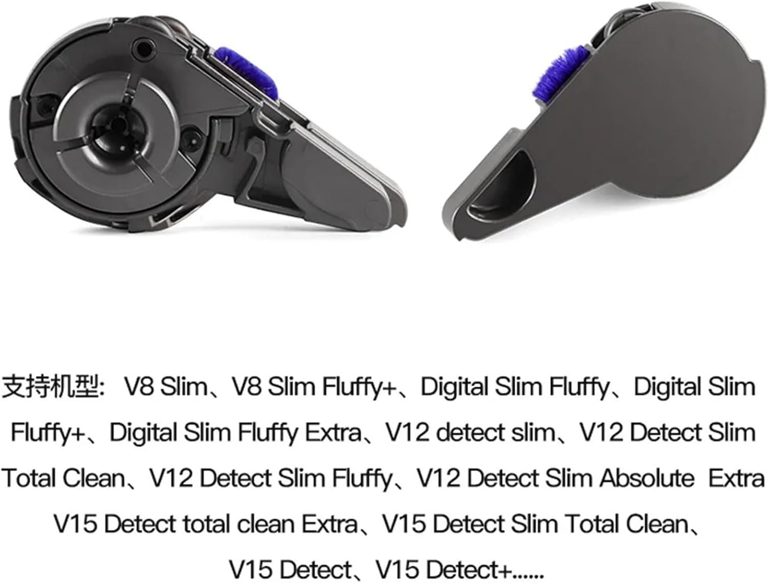 Replacement Slim Soft Roller End Cap,Compatible for Dyson, V8 Slim V10 Slim Vacuum Cleaner Tools Household Sweeper Cleaning Tool Replacement