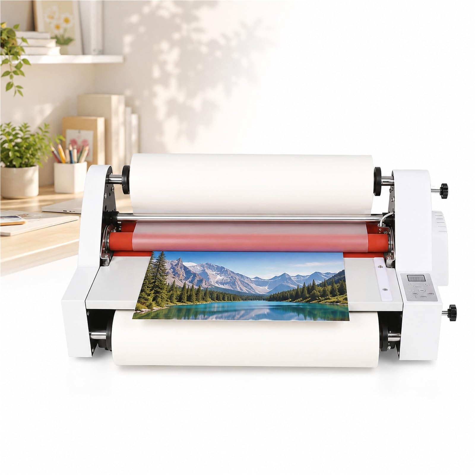 Elektroniczna maszyna do laminowania, laminator na gorąco na zimno