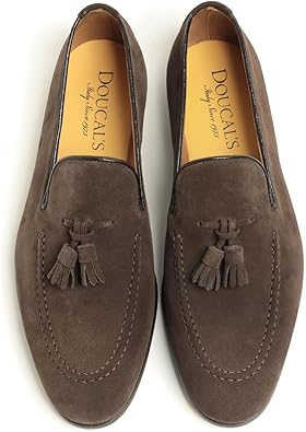 Amazon | DOUCALS デュカルス ローファー タッセル スエード