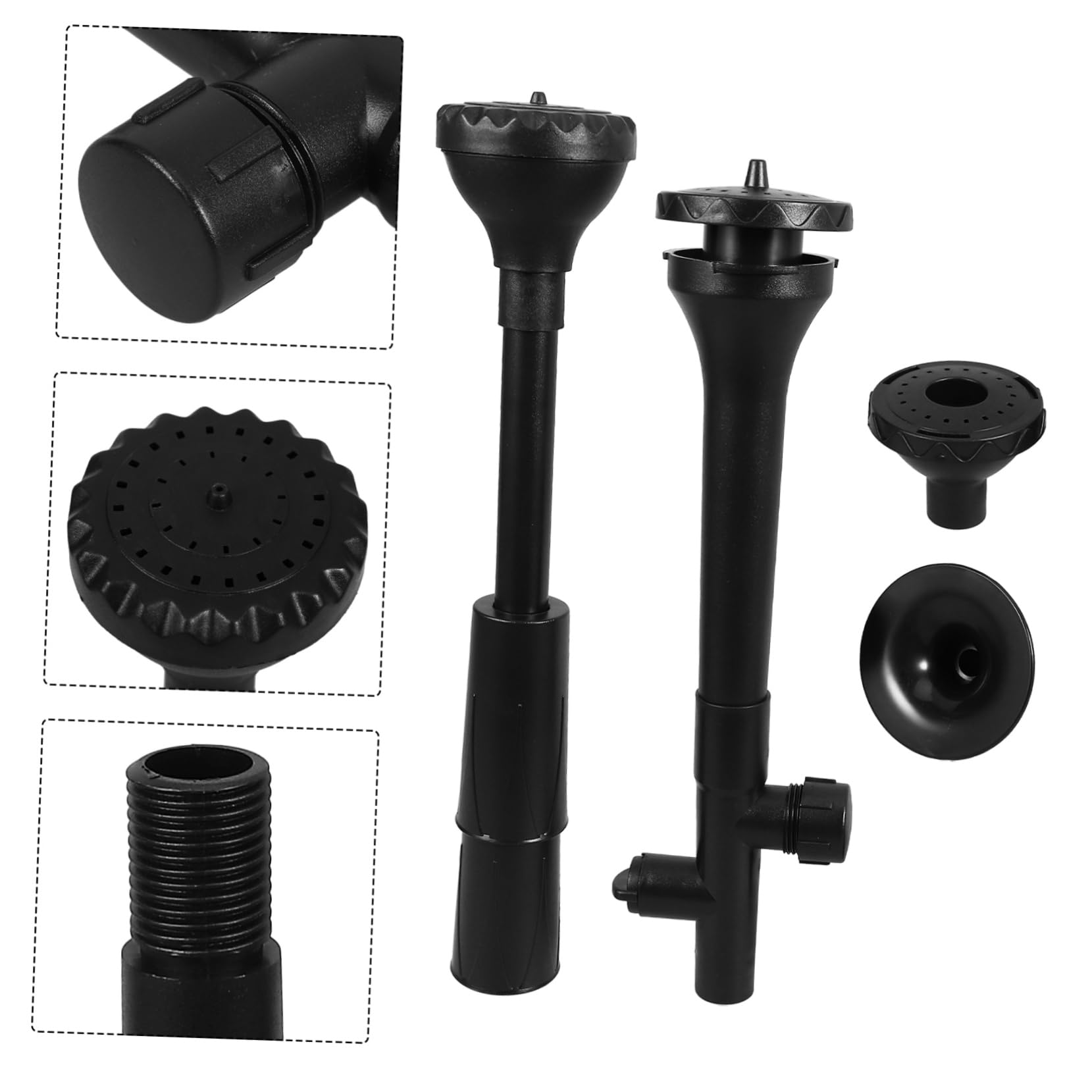 Levemolo Hummingbird Bath Fountain Nozzle Kit Solar Water Pump Nozzles for Outdoor Garden Sprinkler
