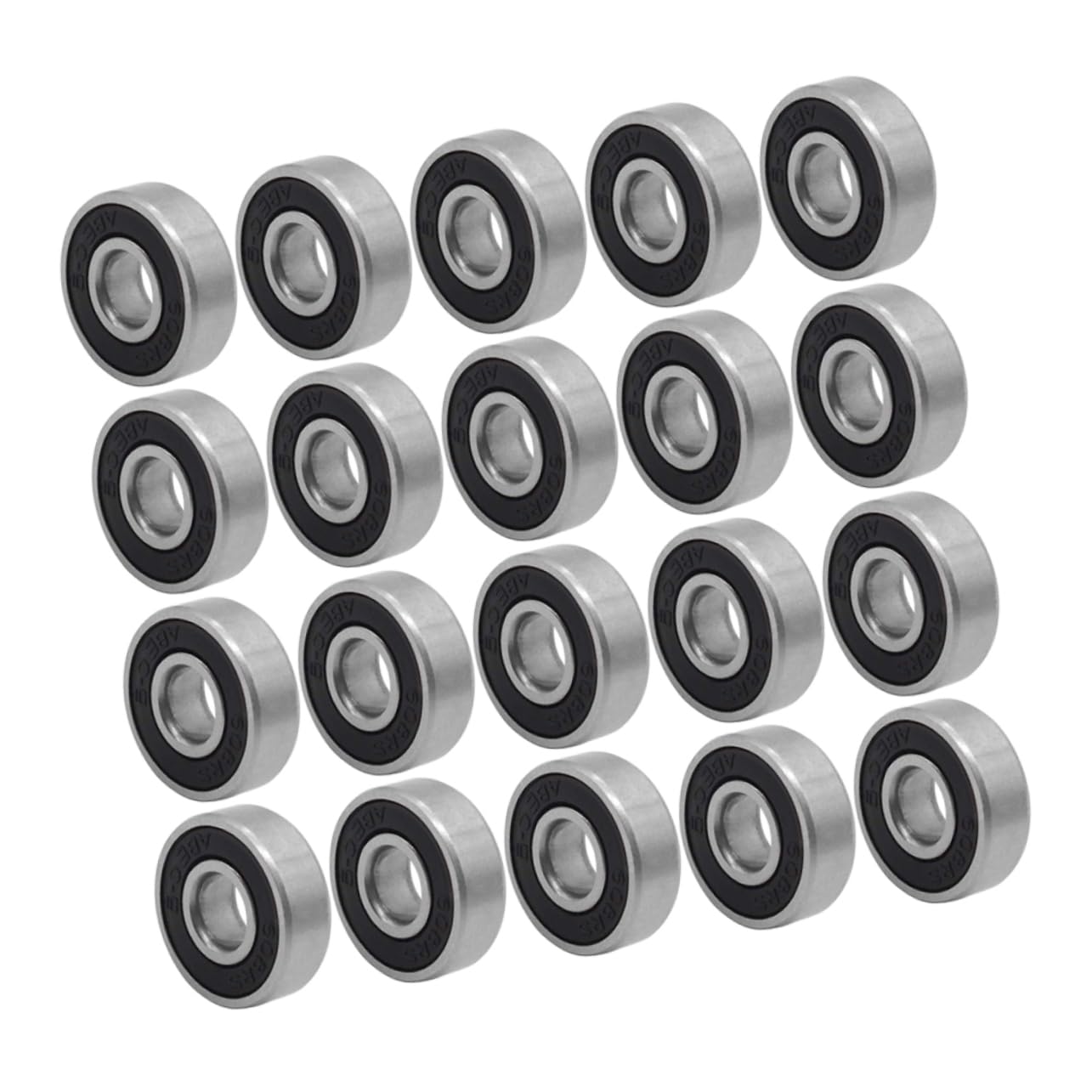 40pcs Quiet Sealed Inline Skate Wheel Bearings Replacement Skateboard Bearings