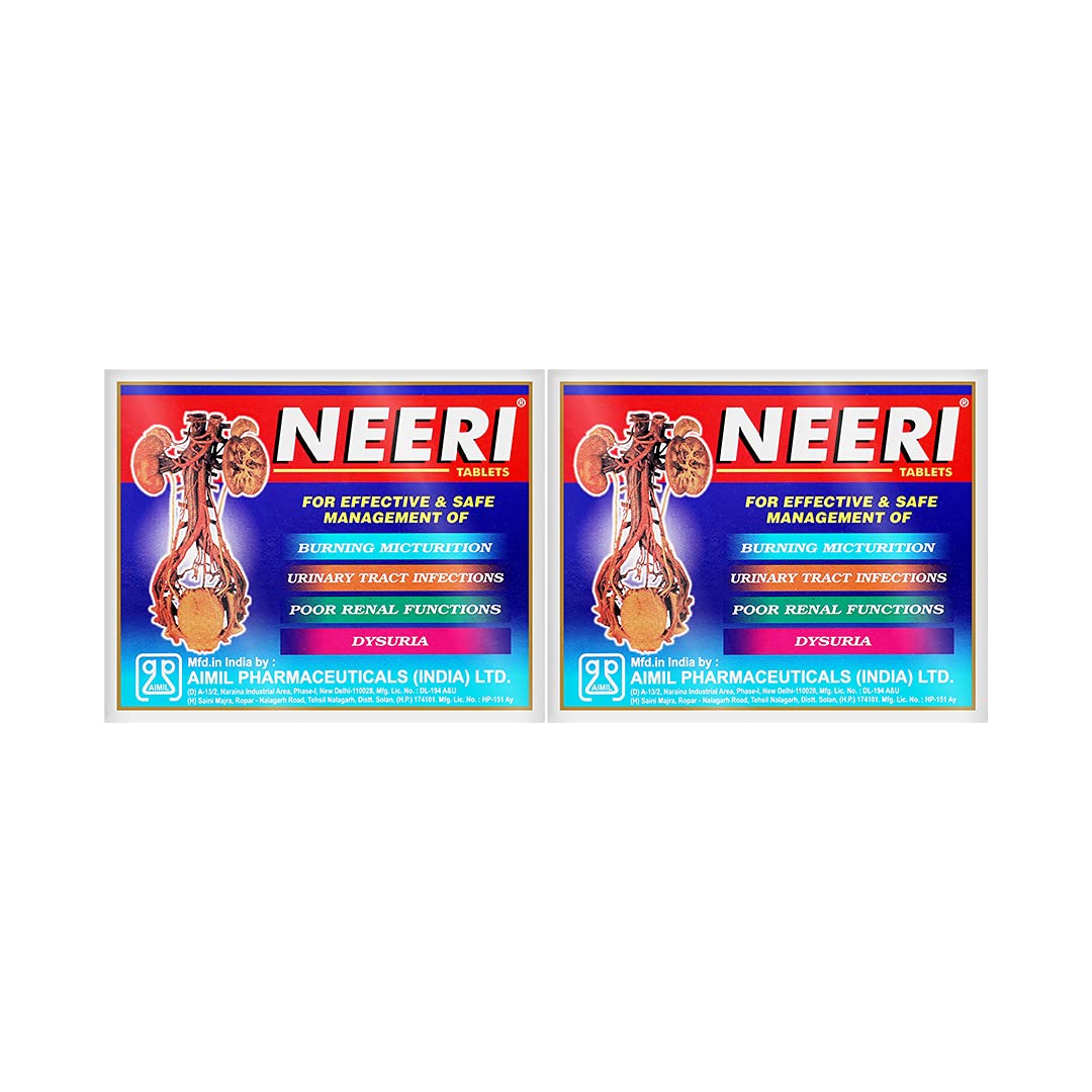 AIMIL NEERI Tablet for Kidney Health | Useful in Urinary Tract Infections (UTI) | 30 Tablets (Pack of 2)